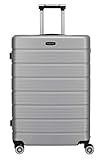 flexot reisekoffer-set / koffer / trolley - hartschale mit doppelgriff und dehnfalte Beweglich: Ob ein Businesstrip mit Auto, Bus, Bahn oder Flugzeug - mit den bewährten Doppelrollen (Twin-Wheel-Technik) ist unser Reisekoffer 