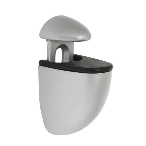 Glasregal / Wandregal ROUND+JAM | 4 Größen | 2 Dekore | 60×12 cm – klar/silber - 4