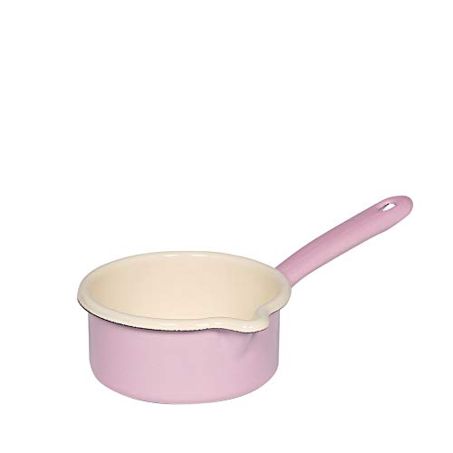 Riess Classic Casserole avec bec verseur Rose pastel Ø 12 cm