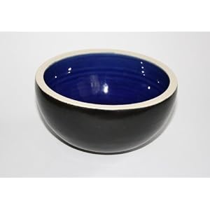 korium Shaving bowl Black 'n Blue - handmade ceramics - Image 2
