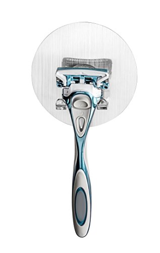 WENKO 21934100 Static-Loc Wandhaken Duo Osimo – Befestigen ohne Bohren, Polyethylenterephthalat, 8 x 3.2 x 8 cm, Silber - 3