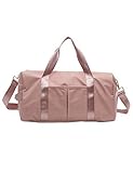 ①Bag La bolsa deportiva con un espacio separado para zapatos,zapatos y ropa se puede guardar por separado,limpia y fácil de llevar.