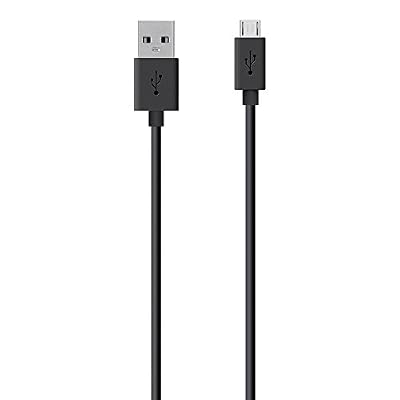 Belkin - Cable micro-USB vers USB pour smartphone/tablette - 2 mètres - Noir