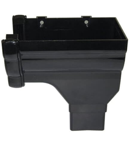 FloPlast Ogee Adaptor To White Half Round Left Hand | Brissco Online