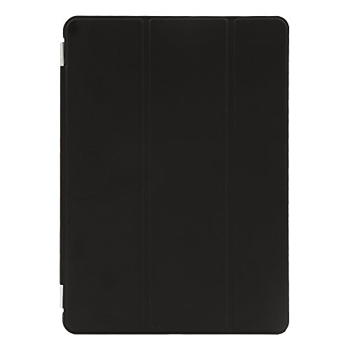 Besmall iPad Air iPad 5 Hülle – Ultra Dünn Edles Schutz Hülle Smart Cover Case PU Leder Schutztasche Etui Schale + Back Case inkl.Displayschutzfolie Reinigungstuch Stift für Apple iPad Air 1/ iPad 5 – Mit Standfunktion & Auto Sleep Wake up Funktion (iPad Air 1, Schwarz)XKZT53B - 8