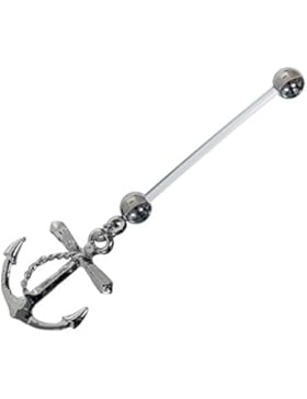 Schwangerschafts Bauchnabelpiercing ANKER 1,6 x 25 mm PTFE kürzbar