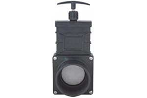 AquaForte X-Clear Günstiger Zugschieber mit Edelstahlklappe, Ø 110 mm, ideal für niedrigen Druck