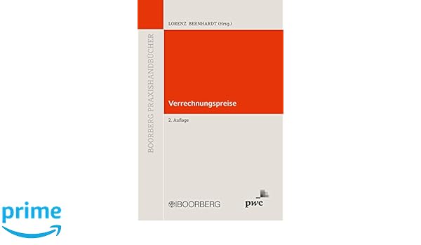 Verrechnungspreise Boorberg Praxishandbücher Lorenz - 