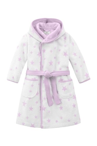 Bellybutton Unisex Baby Bathrobe with Belt Stars Bathrobe -  Pink - 98