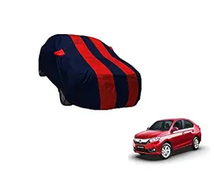 Auto Hub Water Resistant Dustproof Car Body Cover Compatible with Honda Amaze (Model : 2017-2021) - Black, Red