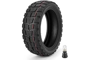 10 x 6,75-6,5 Scooter däck off road 25 cm scooter däck | Tjockt däck för elektriska scooterhjul med halkfritt gummi, stötsäkert däckbyte