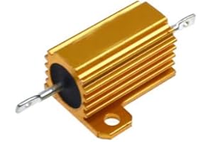 Reland Sun 2 Stück 10 W Aluminiumgehäuse, drahtgewickelter Widerstand, 0,1 ~ 10 K 0,5 1 2 3 5 6 8 10 20 100 150 200 300 500 1K 5K 10K Ohm (0,2R)