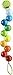 HABA Pacifier Chain Rainbow Pearls
