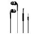 Produktbild Alihen V11 In-Ear Kopfhörer Ohrhörer Ohrhörer mit Inline-Mikrofon Bessere Bass Gaming oder Musik verwenden Best Match Ohrhörer im Ohr Pc und Musik Headset, für Smartphone, iPhone, Samsung kompatibel (Schwarz)
