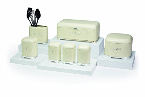 Kitchen Craft LOVELLO Kuchen Aufbewahrungsdose, 26 x 20 cm (25,4 x 20,3 cm) – Creme - 5