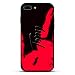 Produktbild Name: Tony Hand-Written Style - Luxendary Magma Serie: Farbwechsel-/Matte Hülle mit 3D-Druck Glanz-Design + Hartglas für iPhone 8/7 Plus in Anthrazit