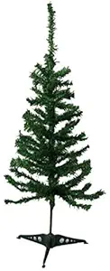 SLIMME KOPER Acrylic Christmas Tree, 3 ft , Green