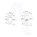 UPVC Cable Window Restrictor. Child Safety Lock. Suitable For Windows & Doors - White