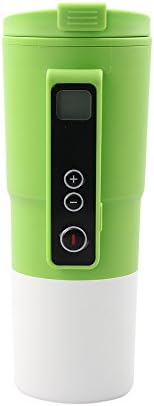 Heating Smart Travel Mug , Adsomo Car Electric Kettle with Temperature Control Stainless Steel Vacuum Insulated Boil Water Car Electric Cup Coffee Tea Milk Heated Mug