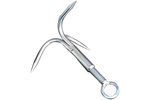 YMCHE Multifonctionnel Crochet en Acier Inoxydable d'escalade Griffe Grappin Pliant Griffe de Survie Outdoor Gear pour la Survie