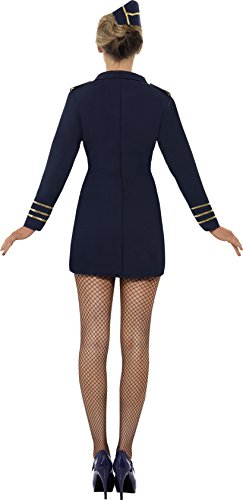 Smiffys Adult Women's Flight Attendant Costume, Dress and Hat, Icons and Idols, Serious Fun, Size: M, 28879 reviews Smiffys Adult Women's Flight Attendant Costume, Dress and Hat, Icons and Idols, Serious Fun, Size: M, 28879