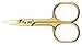 Pfeilring Nail Scissors 9 cm Gold-Plated