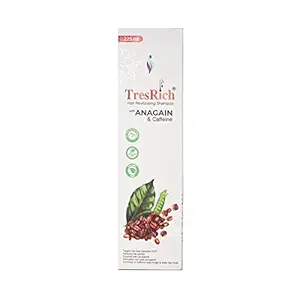 TresRich Hair Revitalising Shampoo With Anagain & Caffeine, 225 ml