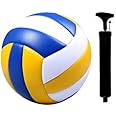 Khel Adda® Volleyball Official Size 5 Waterproof Soft Sand Volley Balls for Beginners Adults Men Women Indoor Outdoor Pool Beach Gym Game Training Competition Play Gift (1 Pack)
