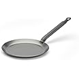 DE BUYER Pancake Pan White Sheet Metal with Angled Handle Diamètre 18 white