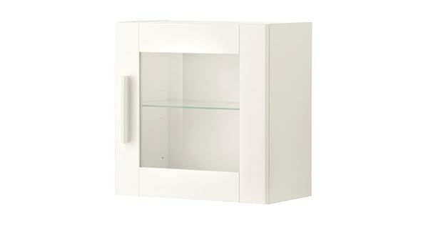 Amazon De Brimnes Ikea Wandschrank Mit Glas Tur Grosse 39 X 39