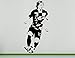Produktbild Luka Modric Kroatien Fußball Spieler Wand Aufkleber Bild - Schwarz, 40 cms wide x 85 cms high