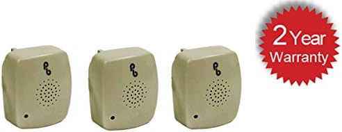 Set of 3 PestBye® Ultrasonic Rat & Mouse Control Repellent 400 Plug - Single Room Mice Deterrent