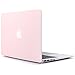 Price comparison product image iDoo Hard Case { For MacBook Air 13 inch: A1369 / A1466 } - Matte Frosted Rubber Coated Hard Case Shell - Rose Quartz
