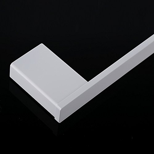 Homelody Elegant Weiß rostfrei SS304 Edelstahl Handtuchhalter Handtuchstange Badetuchstange - 4