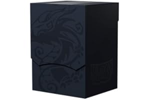 Arcane Tinmen Dragon Shield Card Deck Box - Deck Shell: Midnight Blue/Black - Trwałe i stabilne przechowywanie kart TCG, OCG - do Pokemon Yugioh Commander i MTG Magic: The Gathering Cards (AT-30756)