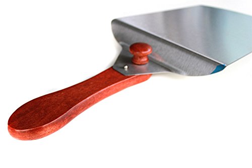 Santos Pizzaheber Pizzaschaufel Pizzaschieber klappbar mit Holzgriff | Maße: 51 x 20 cm für Pizza auf Gasgrill, Kohlegrill, Kugelgrill oder im Backhofen - 6
