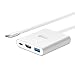 EC Technology Type-C USB 3.0 Hub with Charging Port for Windows 7/8/10, Macbook OS 10.8 or Higher Version, Chrome OS RS.6049.00