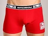 Bad Boy Contender Boxer Shorts - Red, Large