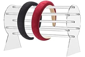 DriSubt Clear Headband Holder, Staccabile Headband Hairband Gioielli Bracciale Display Rack in Acrilico 30 x 20 x 14cm