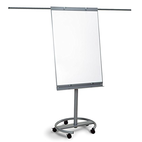 Preisvergleich Produktbild Master of Boards Mobile Whiteboard Flipchart / Einstellbare Seite arme