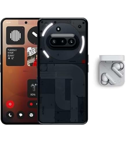 Nothing Phone (3) A024 5G Black Bundle, (12 GB RAM, 256 GB Storage