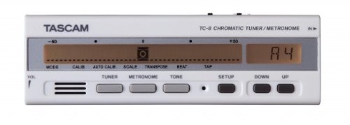 Sintonizador cromático Tascam, Negro