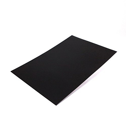 10 x Farbige Magnetfolie DIN A4 Format zum Beschriften und Zuschneiden, Farbe: schwarz
