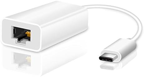 USB 3.1 Type C USB-C to Ethernet Adapter, (Thunderbolt 3) to RJ45 Gigabit Ethernet LAN Network Adapter for 2017 iMac,2017/2016 MacBook Pro,2015 MacBook,ChromeBook Pixel etc