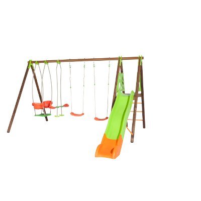 TRIGANO Portique en bois et metal Helio