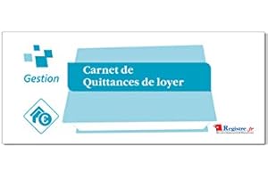 REGISTRE.FR Carnet De Quittances De Loyer - M102