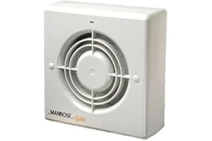 Manrose MG100 4" 100mm Gold Range Extractor Bathroom Wall/Ceiling Fan (MG100T - Timer)