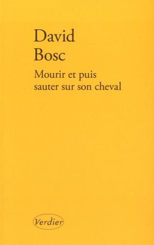 couverture de : Mourir et puis sauter sur son cheval