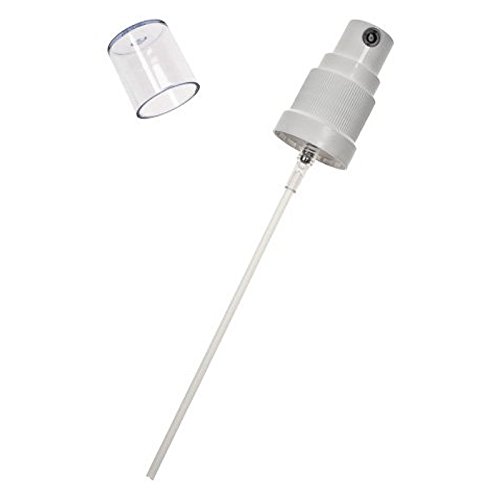 Viva-Haushaltswaren – 4x Sprühflasche 50ml / Zerstäuberflasche Apothekerflasche in Klarglas BPA-frei, hergestellt in Deutschland, inkl. Trichter - 3