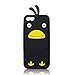 Produktbild Silikon Silicon Case 3D Vogel schwarz für Apple Iphone 5S Handy Tasche Schale Cover Schutz Hülle Bumper Back Case